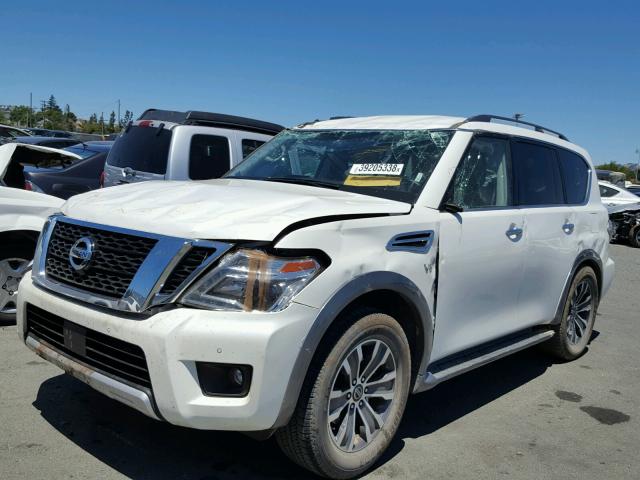 JN8AY2ND7J9050545 - 2018 NISSAN ARMADA SV WHITE photo 2