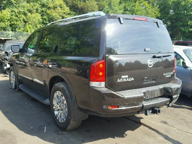 5N1BA0NF0FN610250 - 2015 NISSAN ARMADA PLA BROWN photo 3