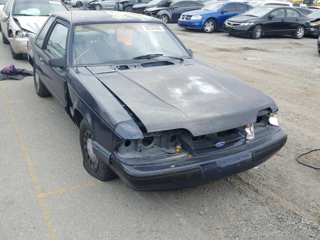 1FABP40A0KF168764 - 1989 FORD MUSTANG LX BLUE photo 1