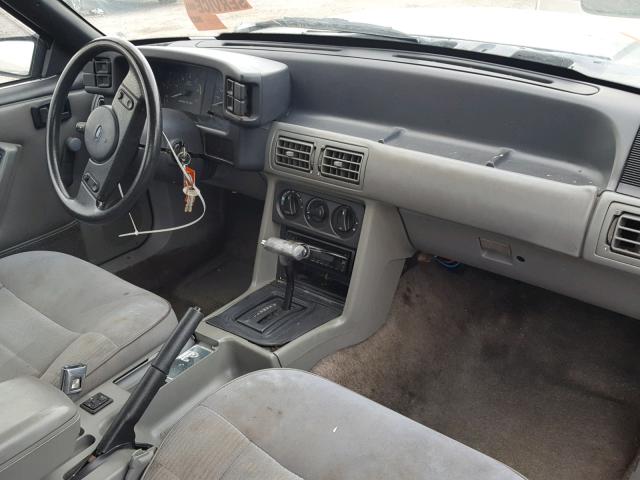 1FABP40A0KF168764 - 1989 FORD MUSTANG LX BLUE photo 9