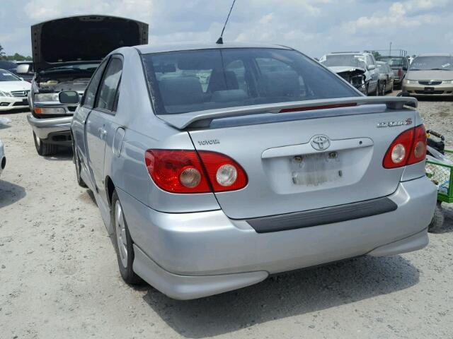 1NXBR32E48Z985587 - 2008 TOYOTA COROLLA CE SILVER photo 3