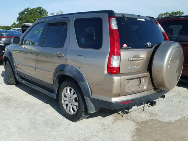 JHLRD78936C039120 - 2006 HONDA CR-V SE BROWN photo 3