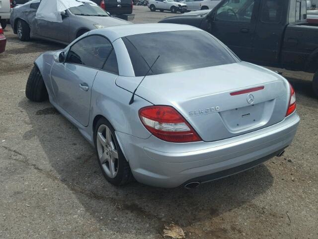 WDBWK54F36F097988 - 2006 MERCEDES-BENZ SLK 280 SILVER photo 3