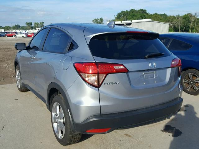 3CZRU5H53HM702051 - 2017 HONDA HR-V EX SILVER photo 3