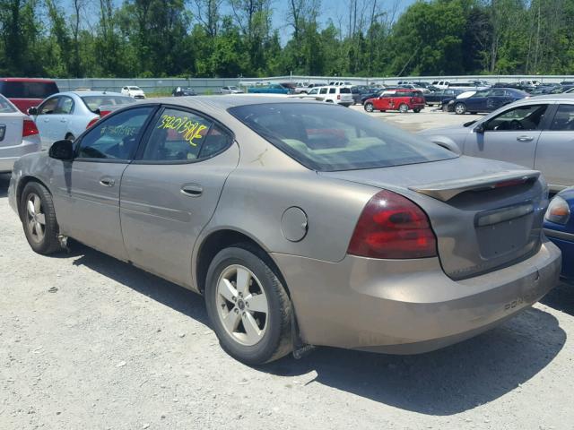 2G2WP552261180015 - 2006 PONTIAC GRAND PRIX GRAY photo 3