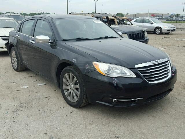 1C3CCBCG1DN727539 - 2013 CHRYSLER 200 BLACK photo 1