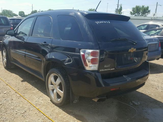 2CNDL037486302021 - 2008 CHEVROLET EQUINOX SP BLACK photo 3