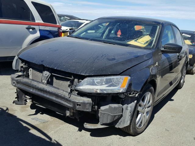 3VW2K7AJ5FM249416 - 2015 VOLKSWAGEN JETTA BASE 黑色 照片 2