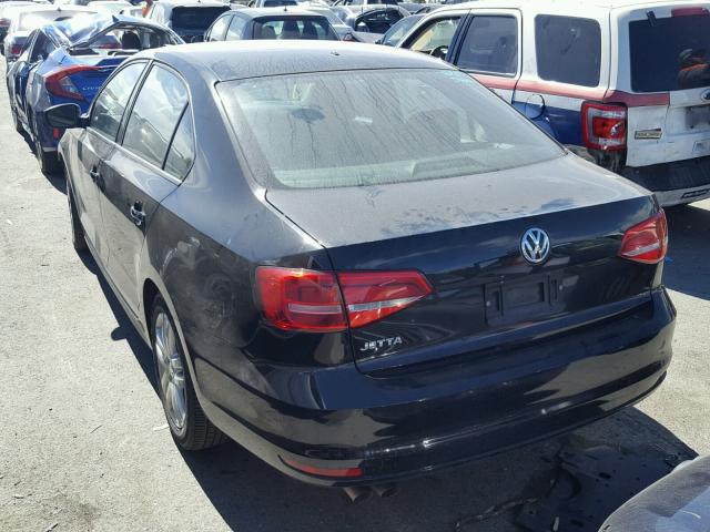 3VW2K7AJ5FM249416 - 2015 VOLKSWAGEN JETTA BASE 黑色 照片 3