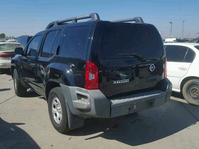 5N1AN08UX8C508477 - 2008 NISSAN XTERRA OFF BLACK photo 3