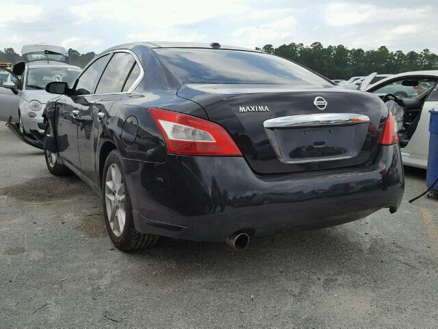 1N4AA51E09C819018 - 2009 NISSAN MAXIMA S BLACK photo 3