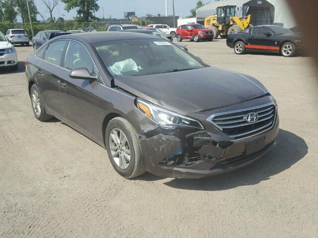 5NPE24AF0FH096802 - 2015 HYUNDAI SONATA SE BROWN photo 1