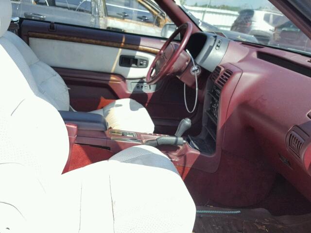 1C3XJ4530MG162783 - 1991 CHRYSLER LEBARON 栗色 照片 5