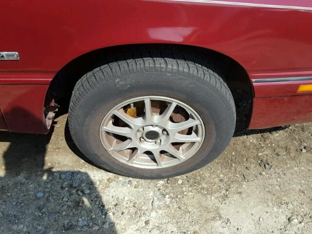 1C3XJ4530MG162783 - 1991 CHRYSLER LEBARON 栗色 照片 9