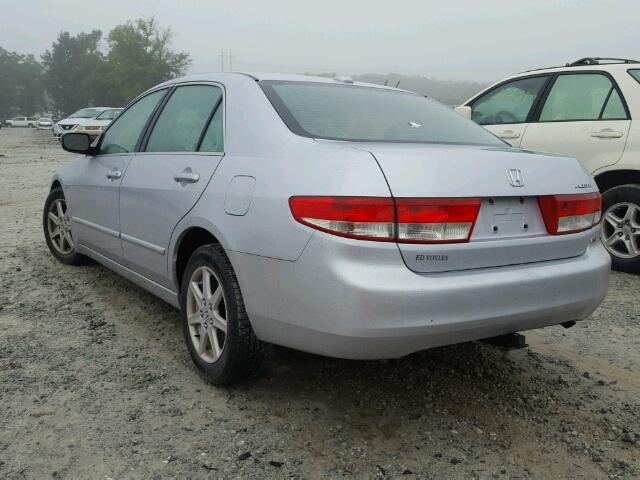 1HGCM66534A037424 - 2004 HONDA ACCORD EX SILVER photo 3