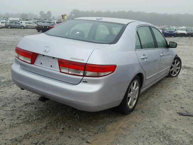 1HGCM66534A037424 - 2004 HONDA ACCORD EX SILVER photo 4