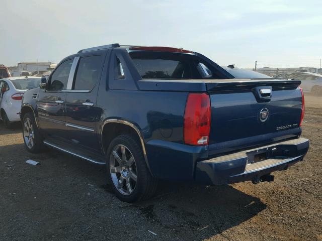 3GYFK62887G194836 - 2007 CADILLAC ESCALADE E BLUE photo 3