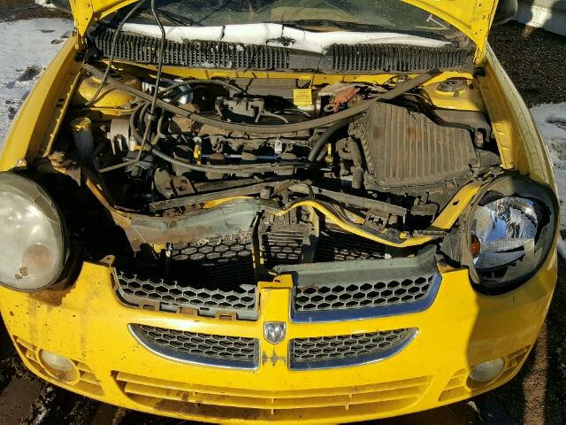 1B3ES56C93D172735 - 2003 DODGE NEON YELLOW photo 7