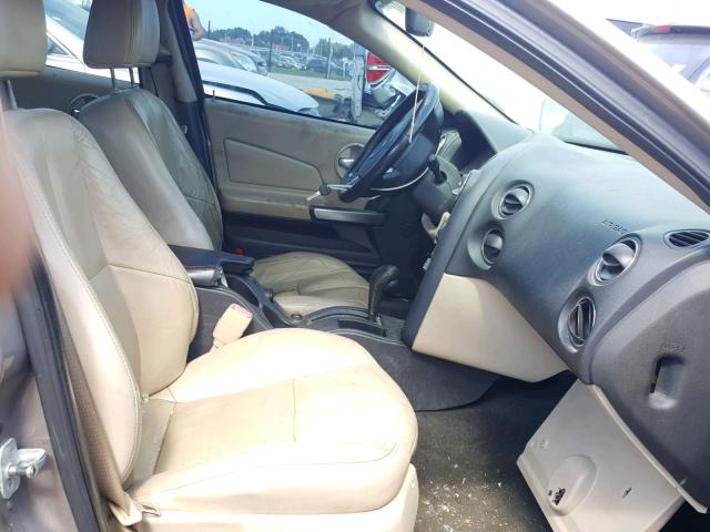 2G2WR554X71207748 - 2007 PONTIAC GRAND PRIX BROWN photo 5