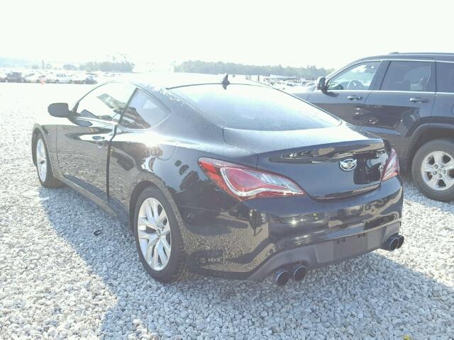 KMHHT6KD1DU113107 - 2013 HYUNDAI GENESIS CO BLACK photo 3