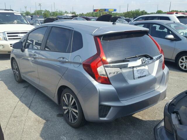 JHMGK5H71HS008582 - 2017 HONDA FIT EX SILVER photo 3