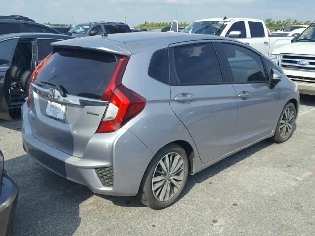 JHMGK5H71HS008582 - 2017 HONDA FIT EX SILVER photo 4