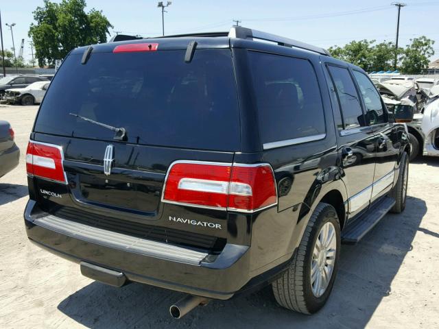 5LMFU27597LJ04385 - 2007 LINCOLN NAVIGATOR BLACK photo 4