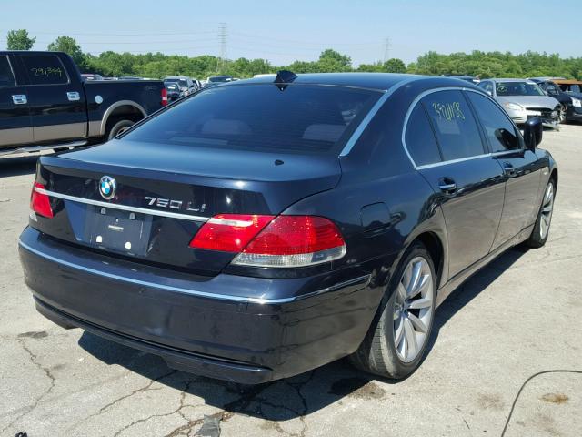 WBAHN83577DT73823 - 2007 BMW 750 BLUE photo 4