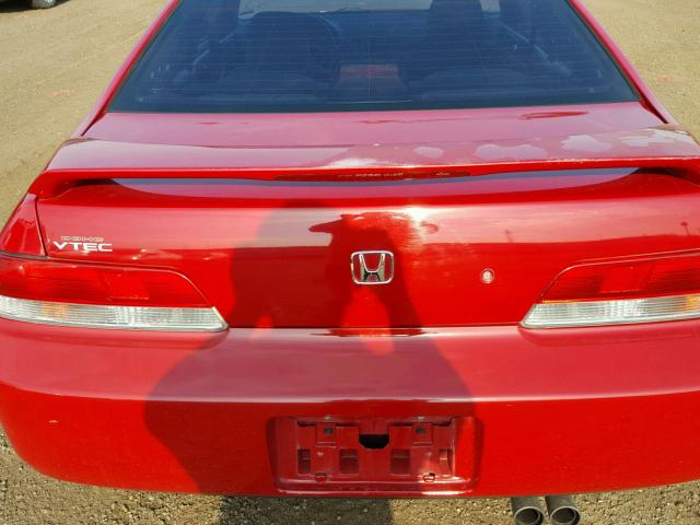 JHMBB6249VC010908 - 1997 HONDA PRELUDE RED photo 9