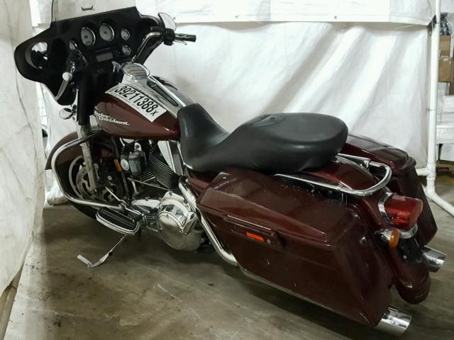 1HD1KB4188Y708635 - 2008 HARLEY-DAVIDSON FLHX BURGUNDY photo 3