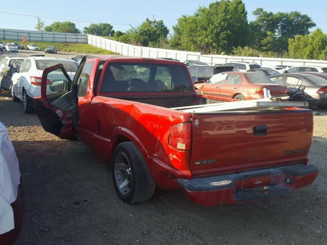 1GCCS19WX28108070 - 2002 CHEVROLET S TRUCK S1 RED photo 3