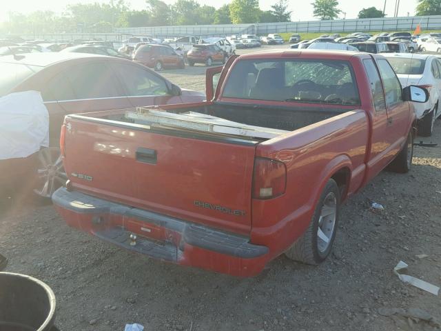 1GCCS19WX28108070 - 2002 CHEVROLET S TRUCK S1 RED photo 4