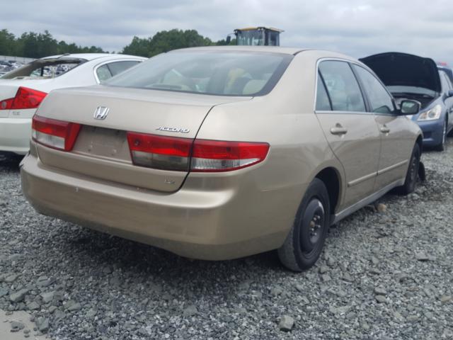 1HGCM56324A104118 - 2004 HONDA ACCORD LX GOLD photo 4