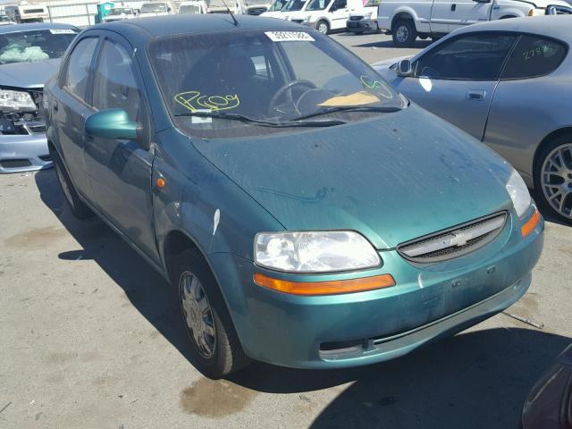 KL1TJ52684B161979 - 2004 CHEVROLET AVEO LS GREEN photo 1