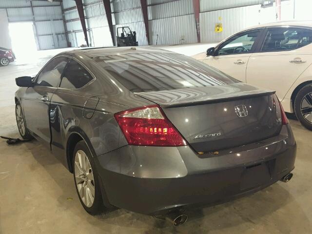 1HGCS2B89AA000226 - 2010 HONDA ACCORD GRAY photo 3