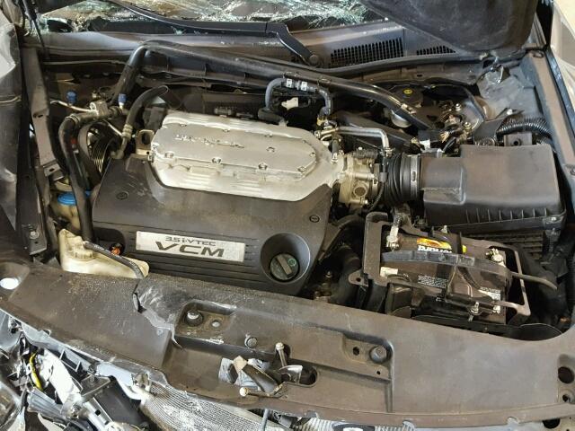 1HGCS2B89AA000226 - 2010 HONDA ACCORD GRAY photo 7