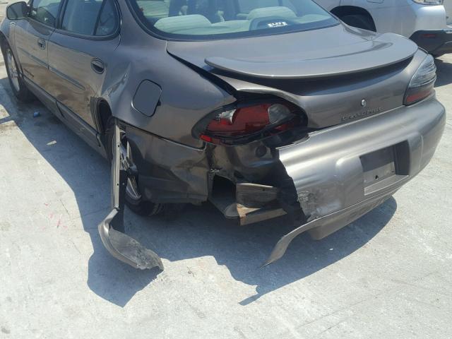 1G2WP52K62F283445 - 2002 PONTIAC GRAND PRIX TAN photo 9