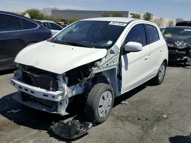 ML32A3HJ6FH047762 - 2015 MITSUBISHI MIRAGE DE WHITE photo 2