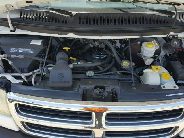 2B6HB11Y82K143436 - 2002 DODGE RAM VAN B1 WHITE photo 7