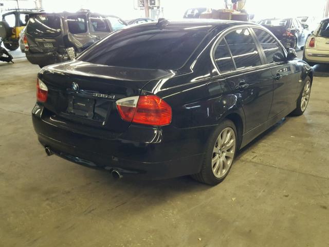 WBAVD53548A009396 - 2008 BMW 335 XI BLACK photo 4