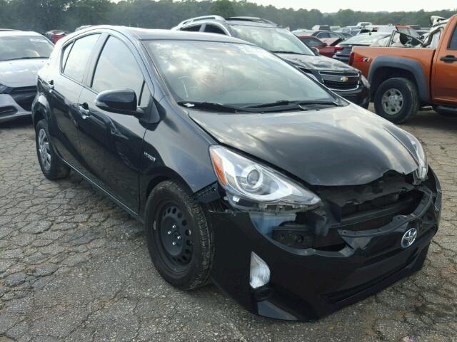 JTDKDTB32F1111769 - 2015 TOYOTA PRIUS C BLACK photo 1