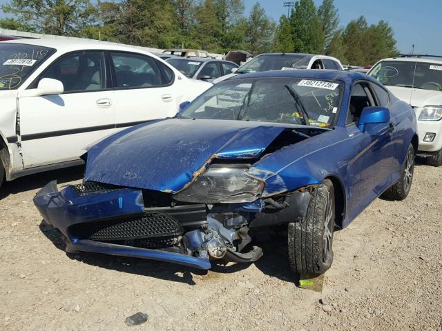 KMHHM65D85U177641 - 2005 HYUNDAI TIBURON BLUE photo 2