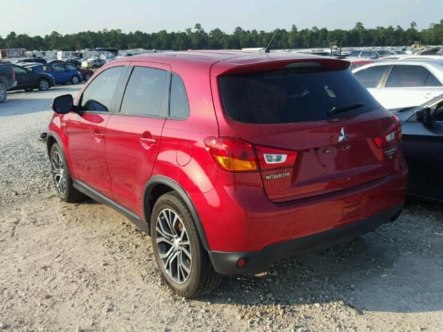 JA4AP3AW2GZ059104 - 2016 MITSUBISHI OUTLANDER RED photo 3