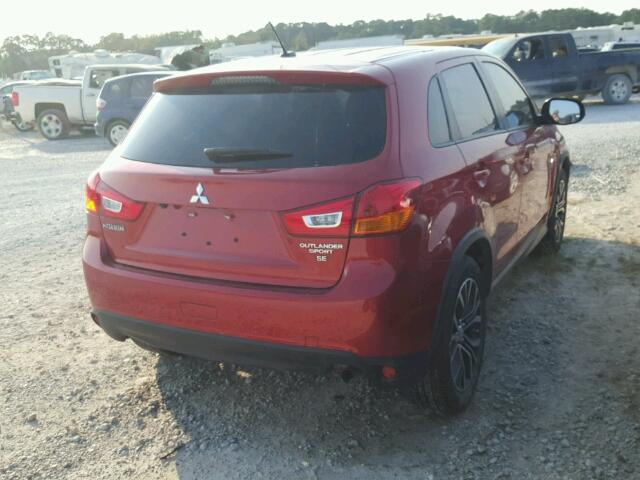 JA4AP3AW2GZ059104 - 2016 MITSUBISHI OUTLANDER RED photo 4