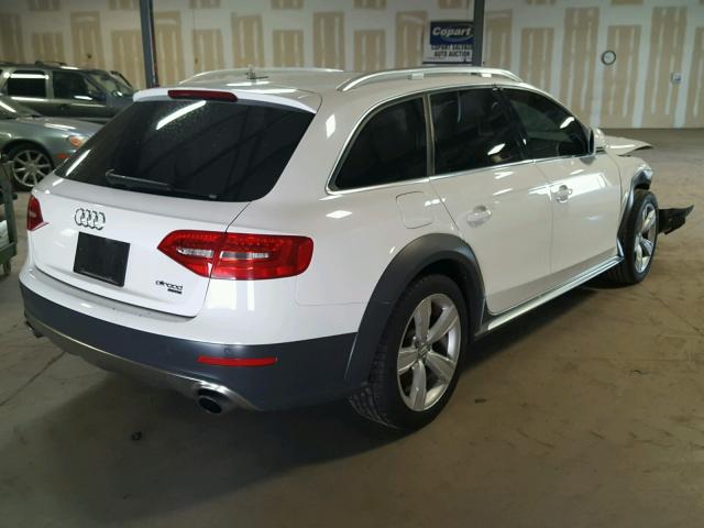 WA1UFAFL1DA146683 - 2013 AUDI A4 ALLROAD WHITE photo 4