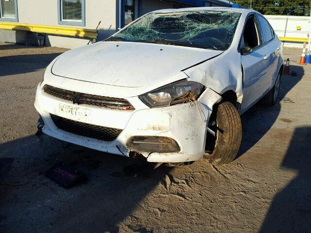 1C3CDFBBXFD369862 - 2015 DODGE DART SXT WHITE photo 2