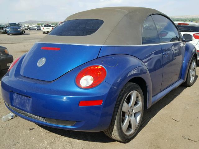 3VWSG31Y77M402189 - 2007 VOLKSWAGEN NEW BEETLE ლურჯი ფოტო 4