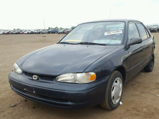 1Y1SK5286WZ419344 - 1998 CHEVROLET GEO PRIZM 青色 照片 2