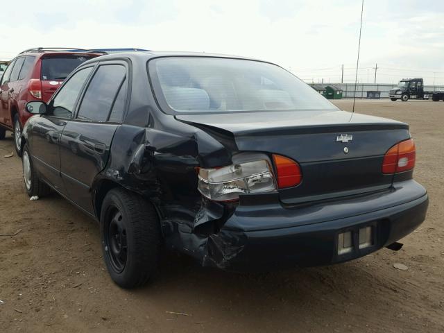 1Y1SK5286WZ419344 - 1998 CHEVROLET GEO PRIZM 青色 照片 3