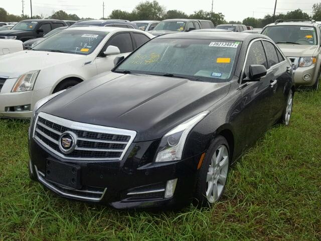 1G6AC5S39E0171808 - 2014 CADILLAC ATS BLACK photo 2